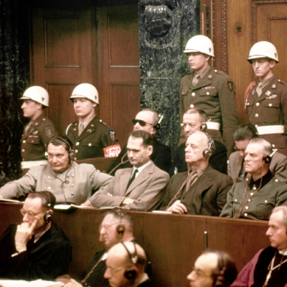 Photo of Nuremberg Trial Defendants | "The Justice of God in the Punishment of the Sinner" | What Happened to Dr Ernst Janning | Dr. Ernst Janning, the German Judge | Public Square Magazine