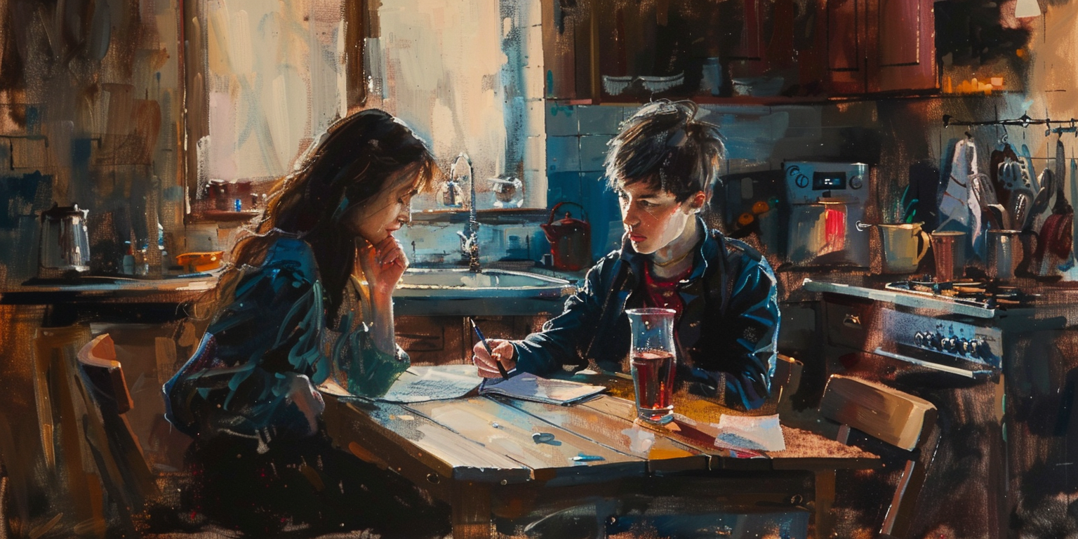 Two Kids Sitting at a Table in a Kitchen | Public Square Magazine | What is "Comprehensive" Sex Education?
