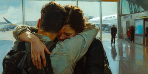 People Embracing in an Airport | What Happened to the Dream of Political Unity? | 9/11 Unity & Patriotism